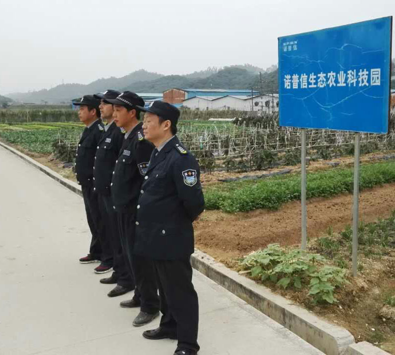 诺普信生态农业科技园安保队伍